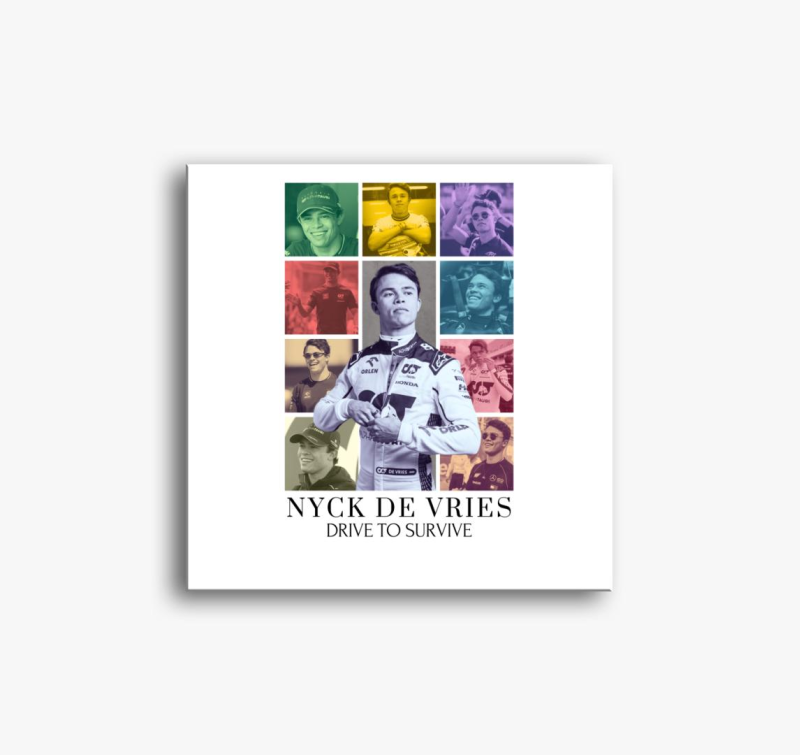 Nyck DeVries F1 slika na platnu