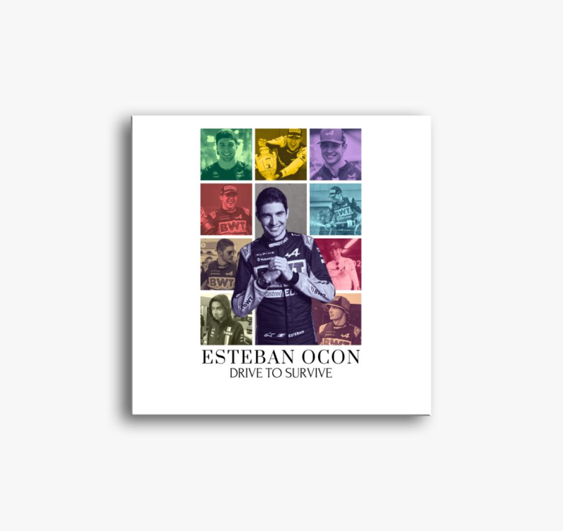 Esteban Ocon F1 slika na platnu