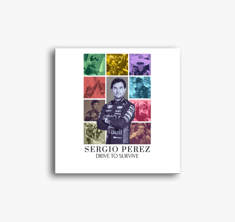Sergio Perez F1 slika na platnu