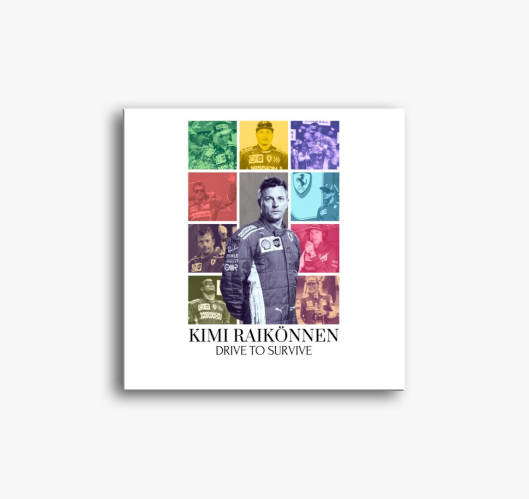 Kimi F1 slika na platnu