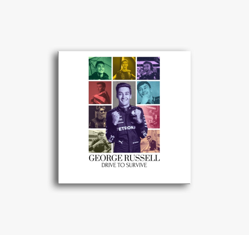 George Russell F1 slika na platnu