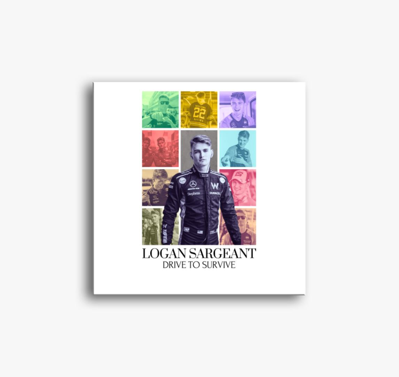 Logan Sargeant F1 slika na platnu