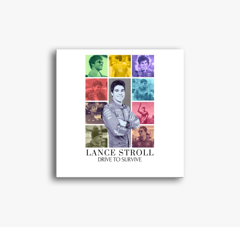 Lance Stroll F1 slika na platnu