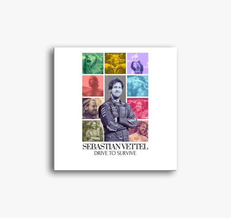 Sebastian Vettel F1 slika na platnu