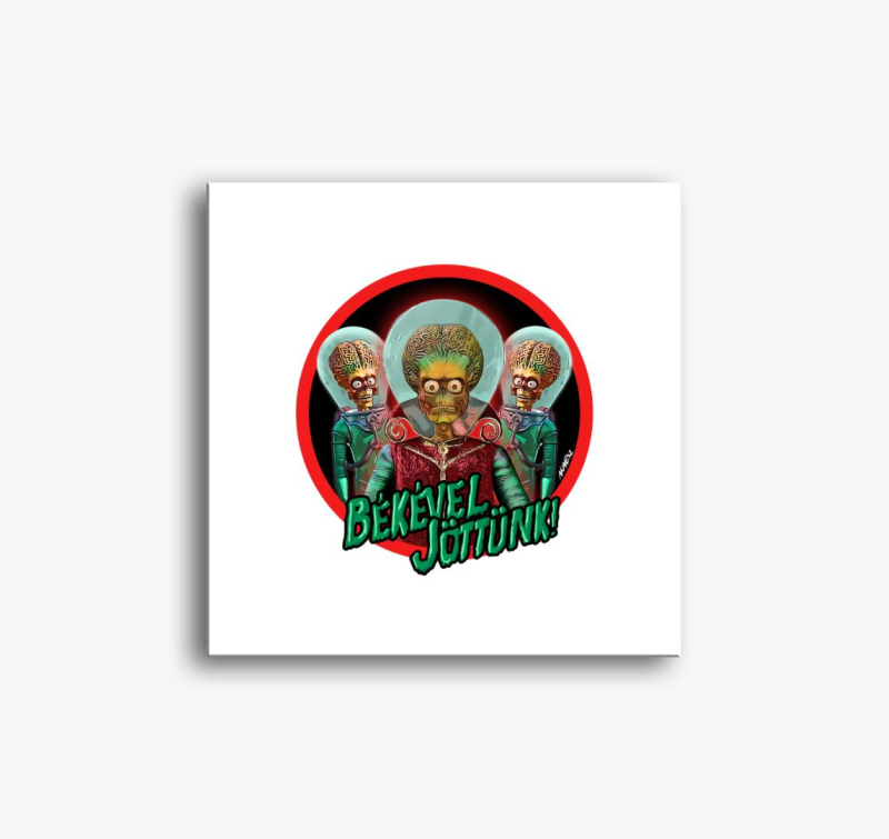 (rdeča) slika na platnu