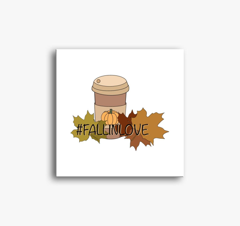 Fall in love slika na platnu