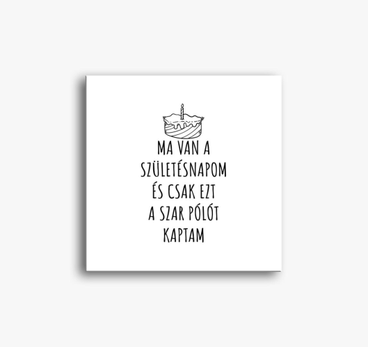 Ma je in csak ezt szar kaptam ...