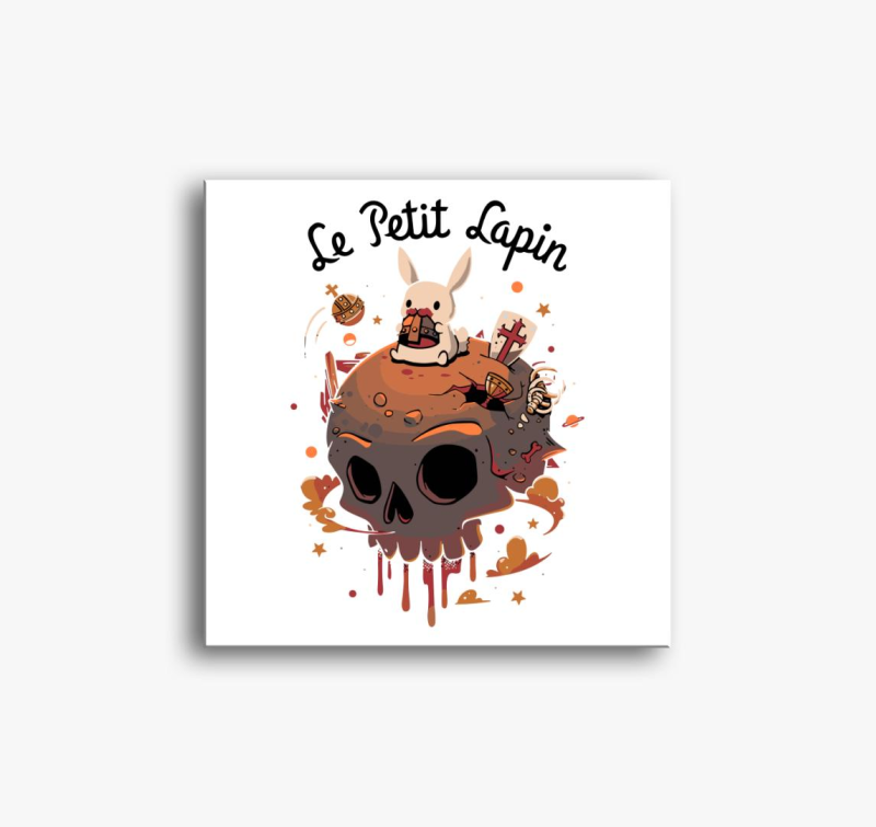 Le Petit Lapin slika na platnu