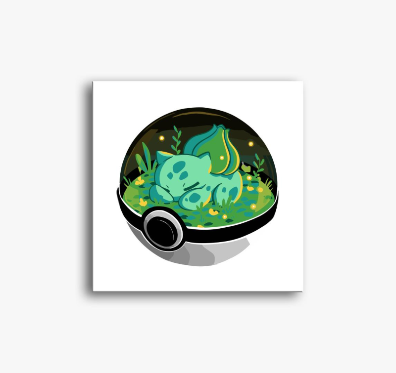 Pokemon Balbasaur slika na platnu