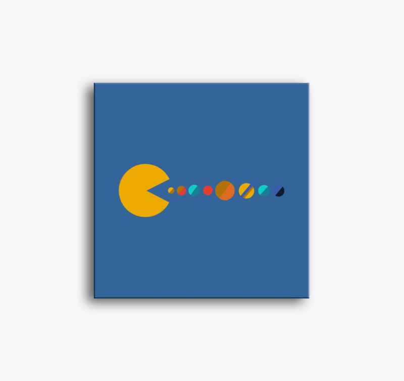 PacMan slika na platnu