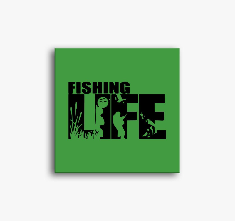 Fishing life slika na platnu
