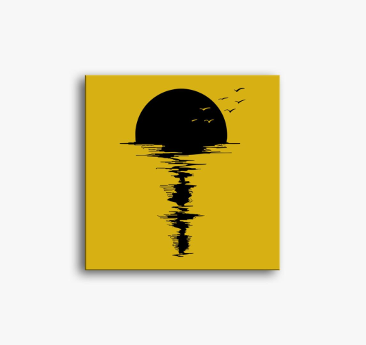 Sunset slika na platnu