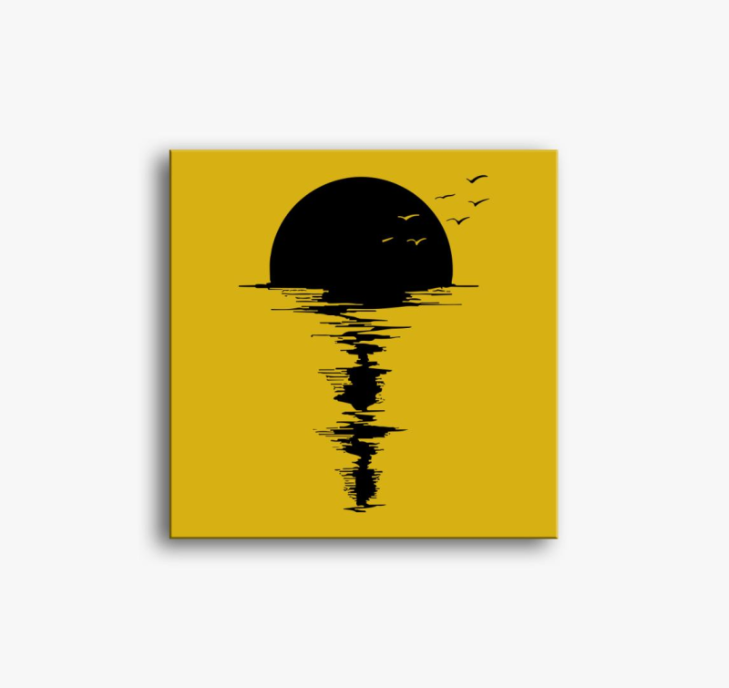 Sunset slika na platnu