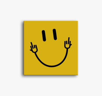 Smiley 4 slika na platnu