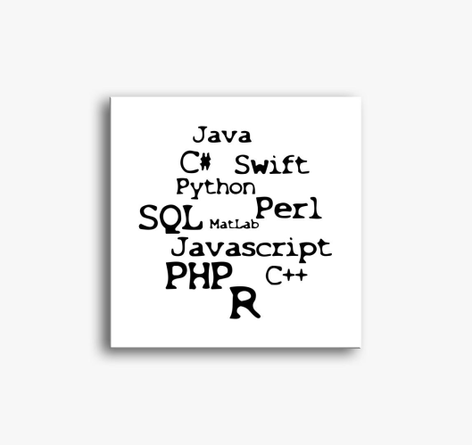 Programnyelvek slika na platnu