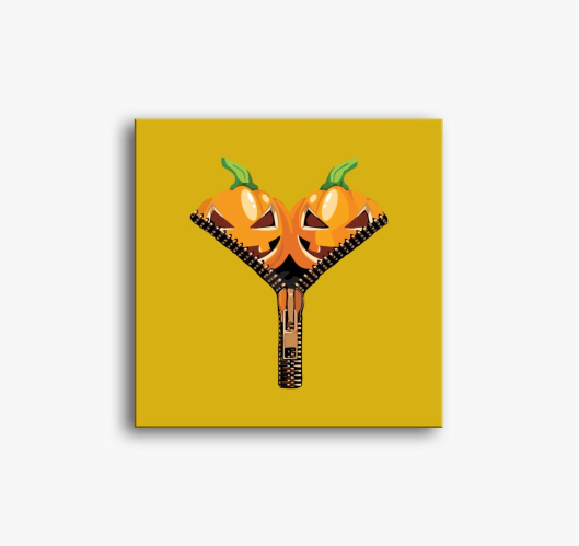 Halloween pumpkin zipper slika...