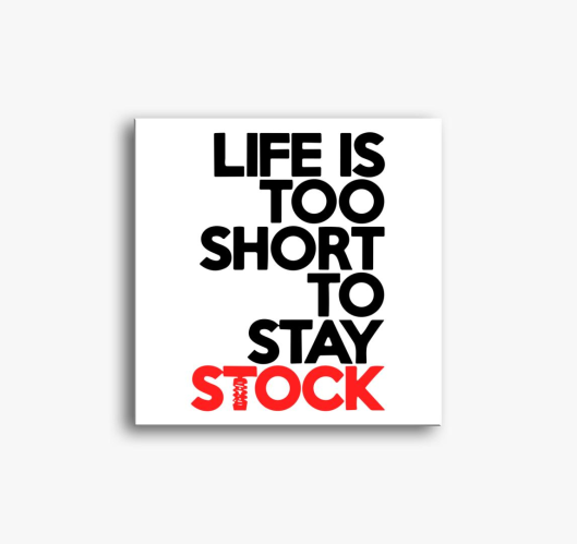 Life is too short slika na pla...