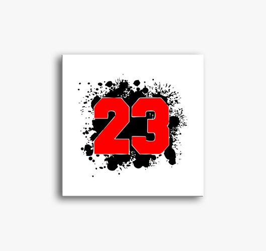 Jordan 23 slika na platnu