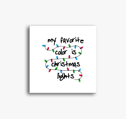 xmas lights slika na platnu