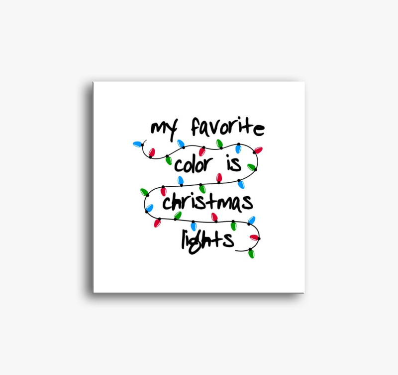 xmas lights slika na platnu