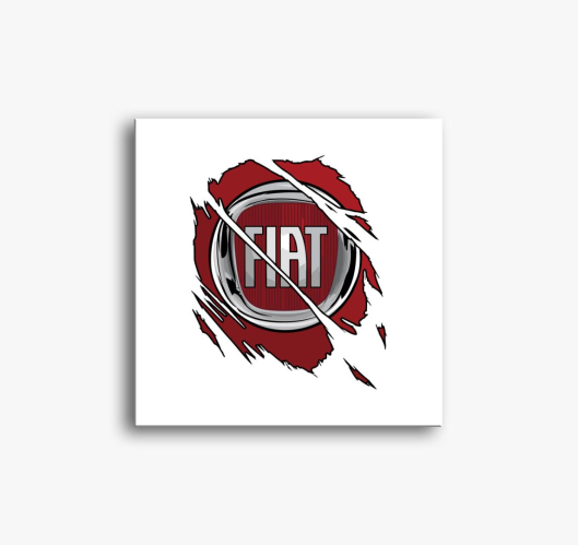 Repedezett Fiat slika na platn...