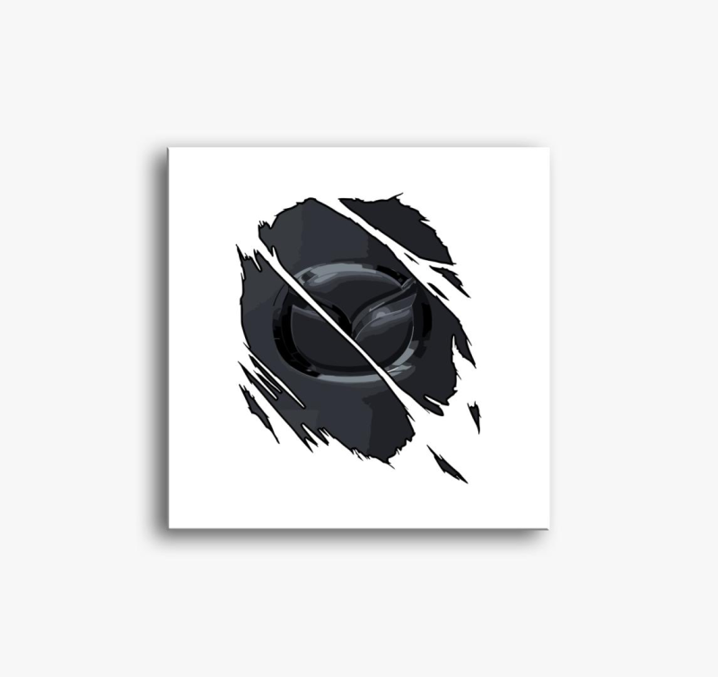 Repedezett Mazda slika na platnu