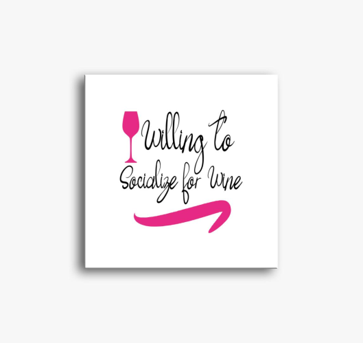 wine socialize slika na platnu