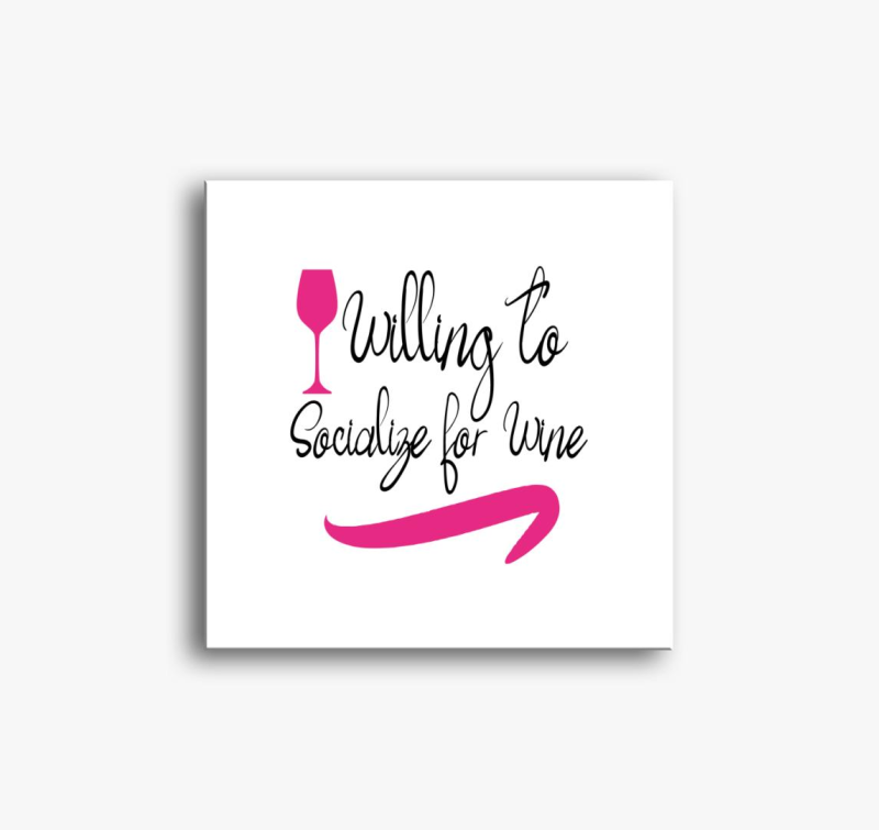 wine socialize slika na platnu