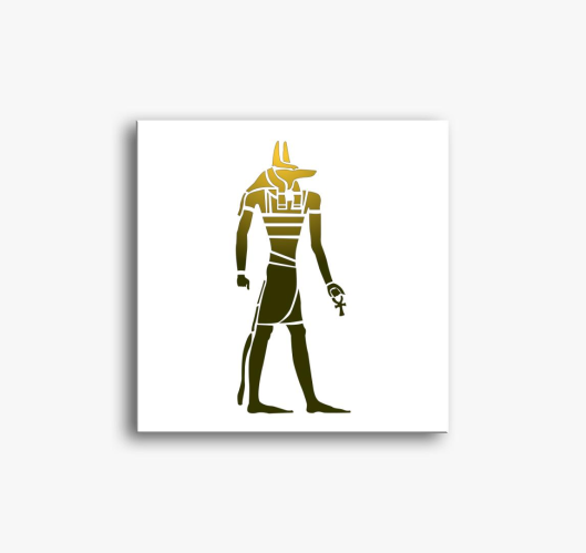 Anubis slika na platnu