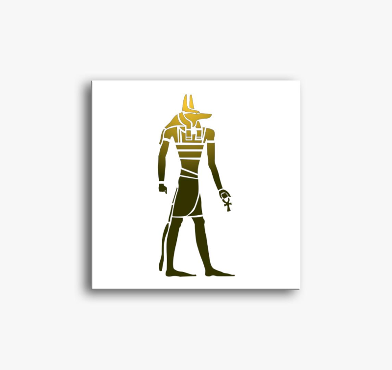 Anubis slika na platnu