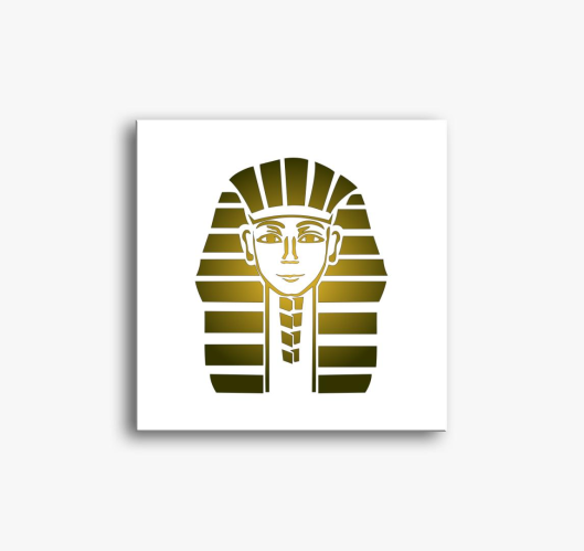 Egyiptomi fej slika na platnu
