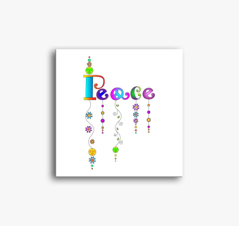 Peace slika na platn