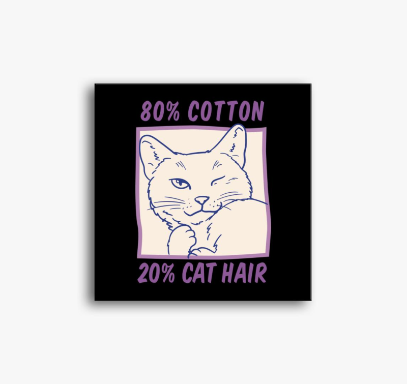 Pamut in Macska slika na platnu