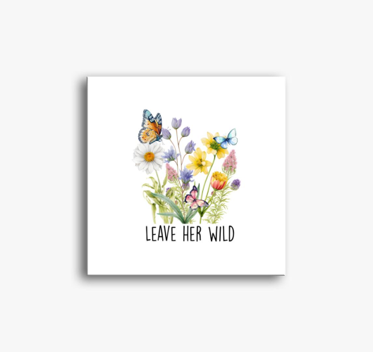 leave her wild slika na platnu