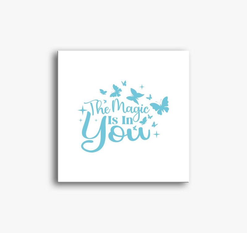 magic in you modra slika na platnu