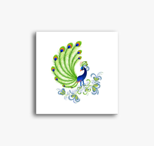 Peacock slika na platnu