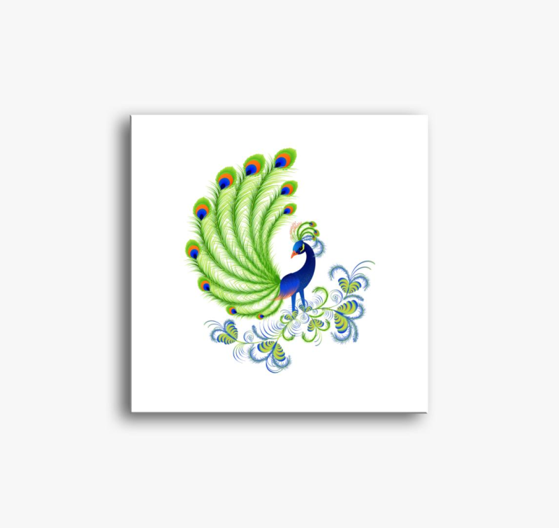 Peacock slika na platnu