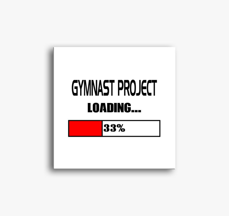 Gymnast project loading - slika na platnu