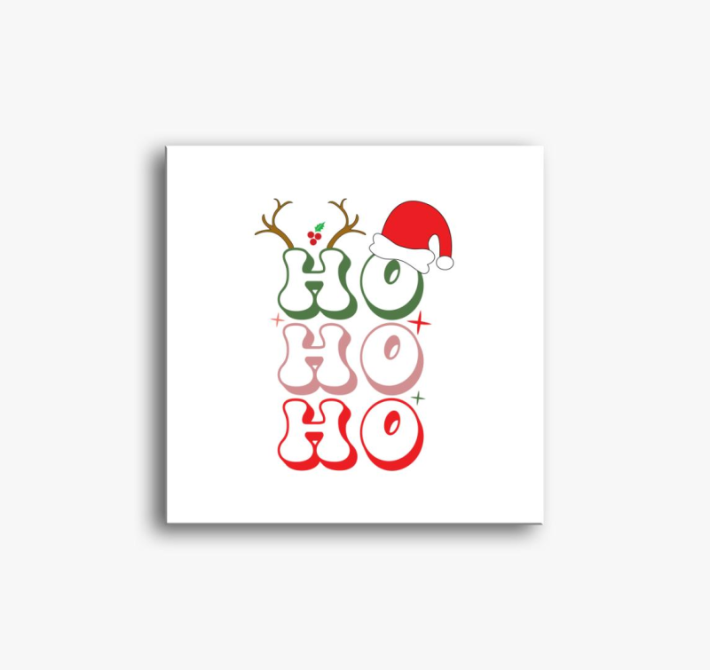 Ho ho ho slika na platnu