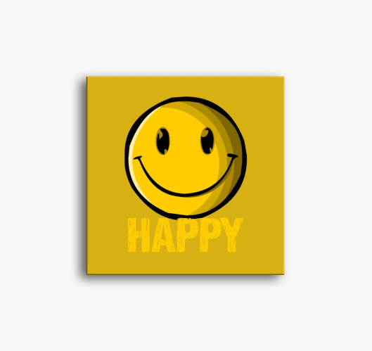 Boldog arcos slika na platnu