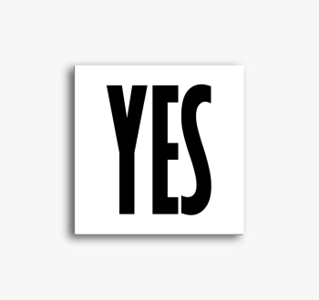 Yes slika na platnu
