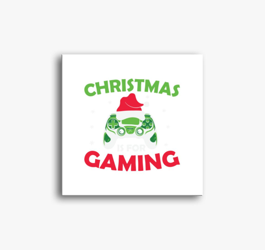 Gamer Christmas slika na platn...