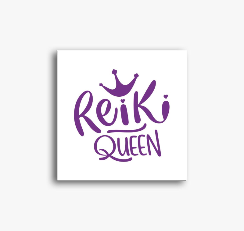 reiki queen vijolična slika na platnu