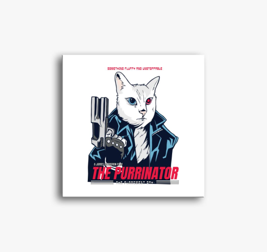 The Purrmimator slika na platn...