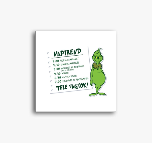 Grincs napirend slika na platn...