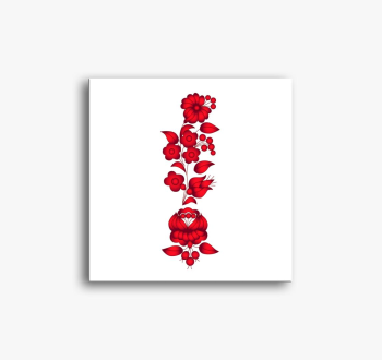 Rdeča slika na platn