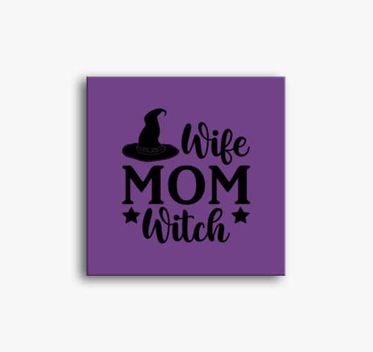 mom witch slika na platnu