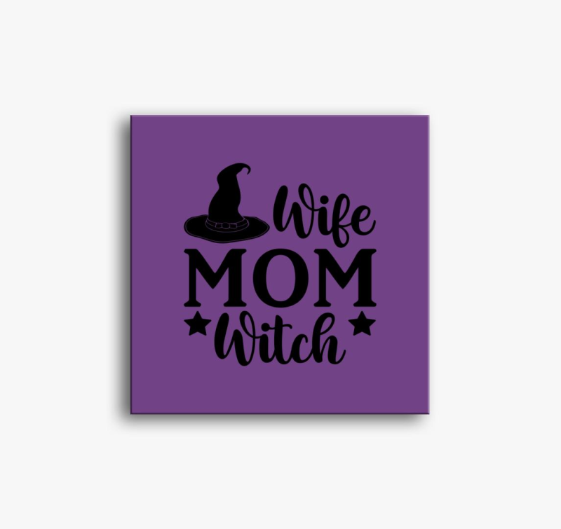 mom witch slika na platnu