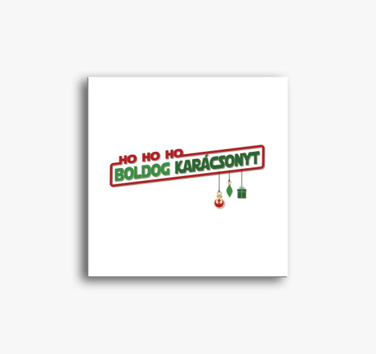 Hohoho Boldog slika na platnu