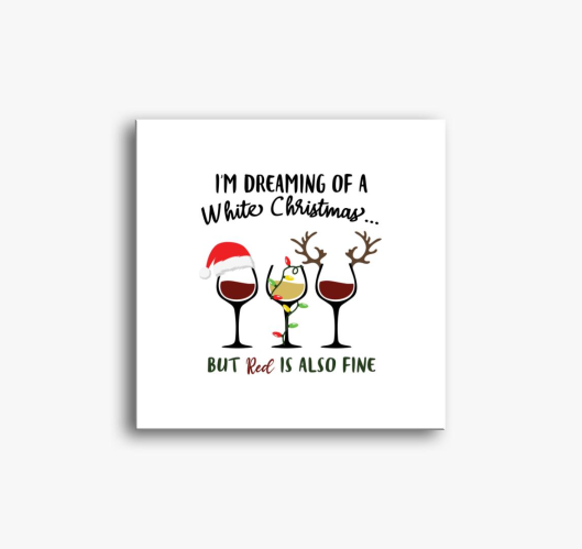 Wine Christmas slika na platnu